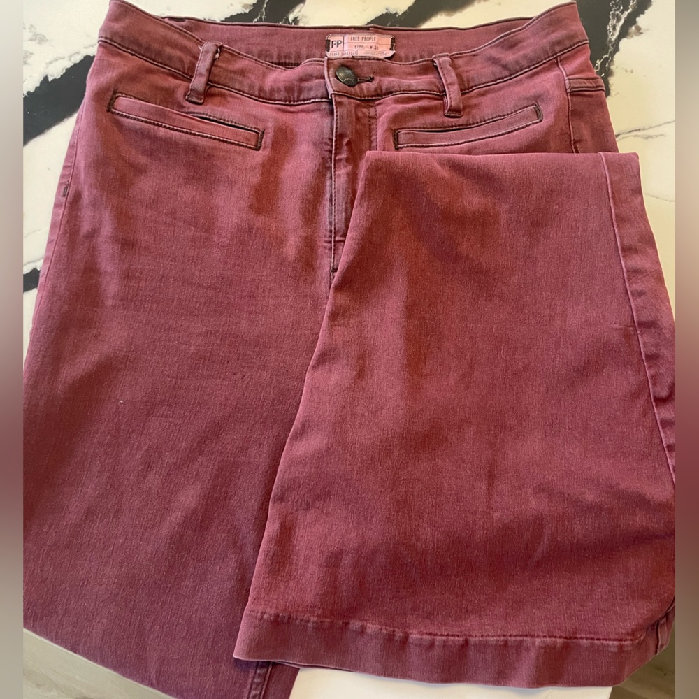 Free People Bell Bottom Jeans — Size 31